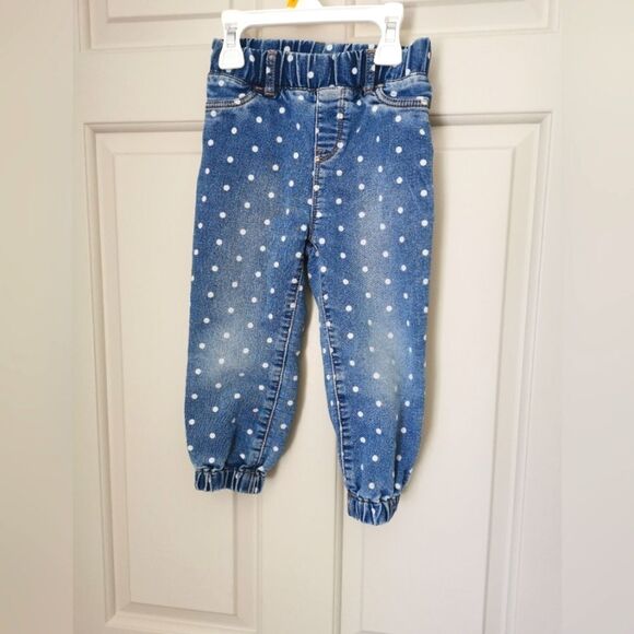 2/$20 Gap denim joggers size 3 - Picture 1 of 4